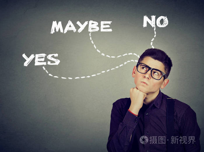 思维决定的人存有疑虑