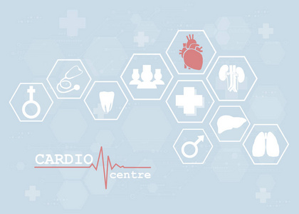 抽象的医疗健康护理标志图标设计创新概念背景照片