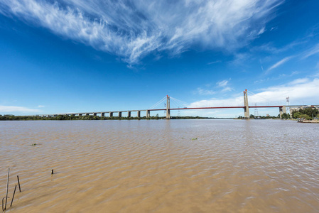 萨拉特 brazo 拉哥桥，恩特雷里奥斯阿根廷