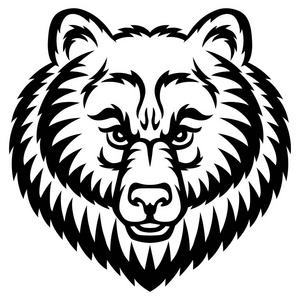 熊头标志标志图片