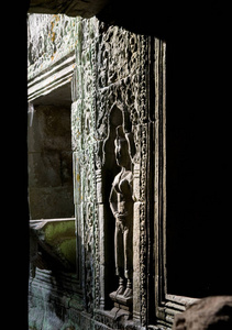 柬埔寨吴哥窟古庙装修细节