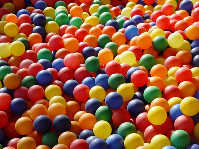 多色冰淇淋球图片