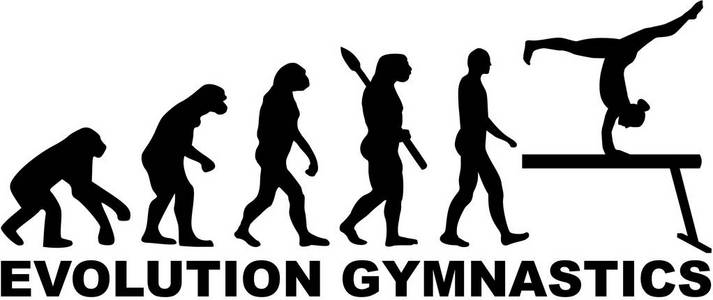 进化与平衡木体操