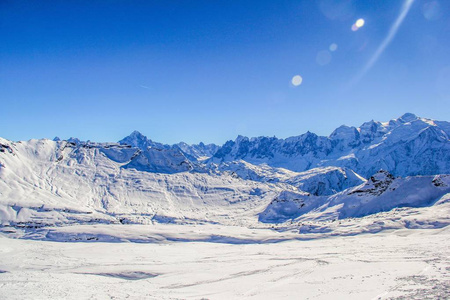 冬天的雪山