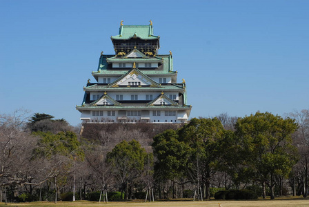 美丽的大阪城堡