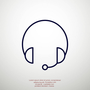 耳机 web 图标