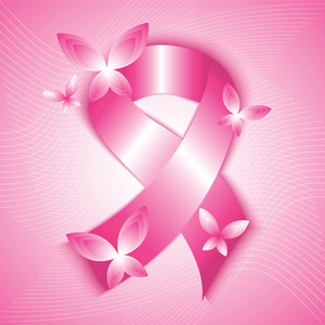 乳腺癌癌症认识粉红丝带照片