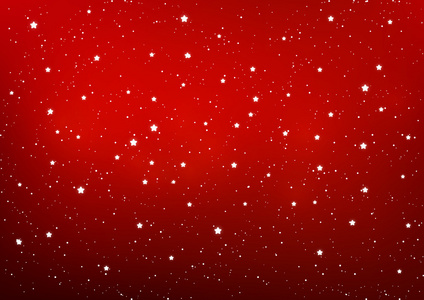 闪亮的星型灯光照片