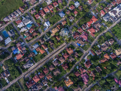 住宅小区鸟瞰图