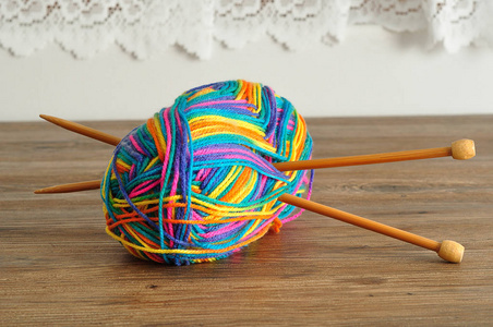 一个球羊毛织针