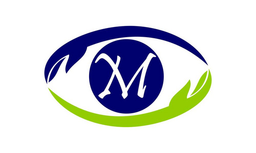 眼睛保健解决方案字母 M
