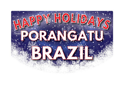 Porangatu 巴西节日快乐贺卡