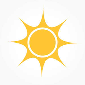 平面设计太阳图标照片