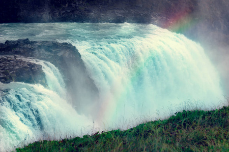 Gullfoss Waterfal 冰岛风光