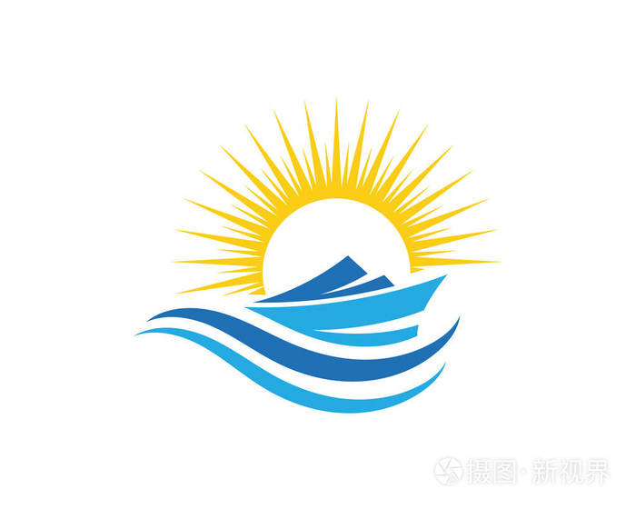 游轮标志模板