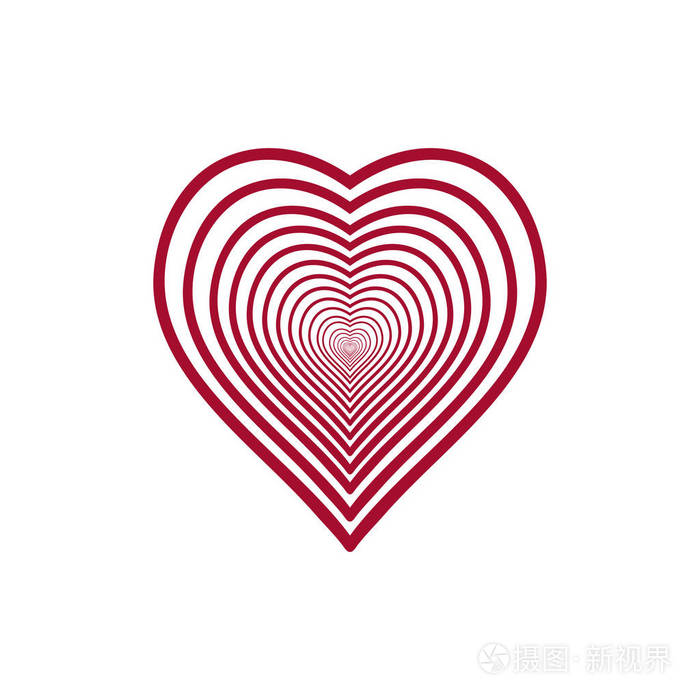 离体的心脏形状