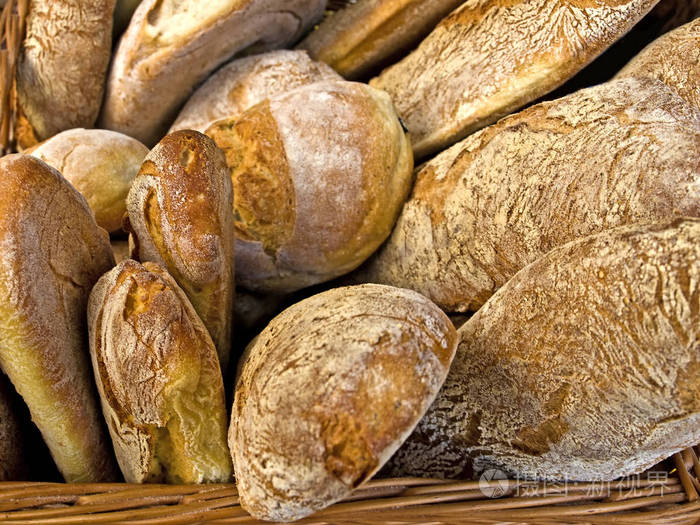 意大利美味 Ciabatta 面包特写