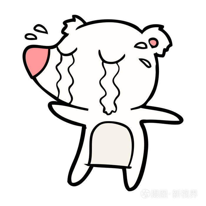 哀伤的小北极熊动画片