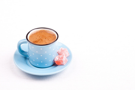 土耳其咖啡与土耳其软糖