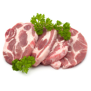 生猪肉脖子剁肉