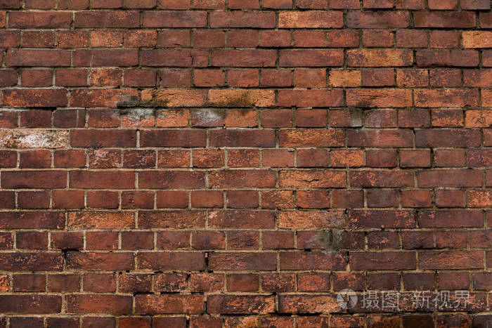 旧红砖墙壁纹理