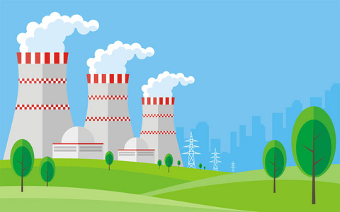 原子发电站图片