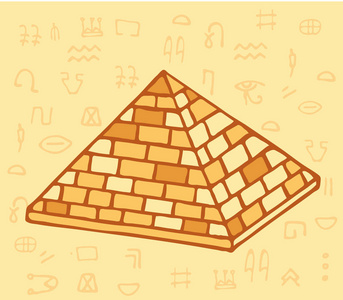 古埃及方块金字塔图片