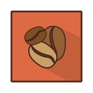咖啡粒图标图像