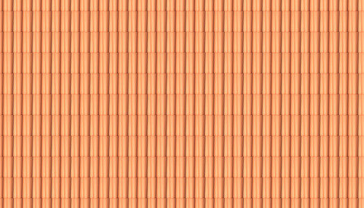 红粘土屋顶瓦片的特写照片