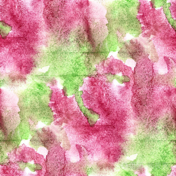 多彩抽象的无缝水彩画为背景的 粉红色绿色数字艺术绘画壁纸水彩照片 正版商用图片0fjfy6 摄图新视界