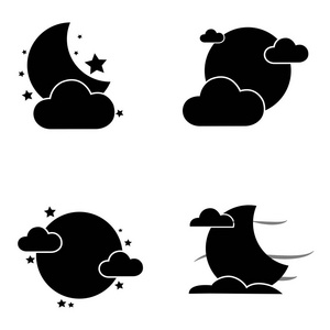 抽象月亮形状照片