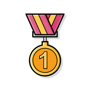 奖牌涂鸦绘图图片