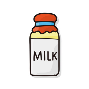 牛奶的涂鸦