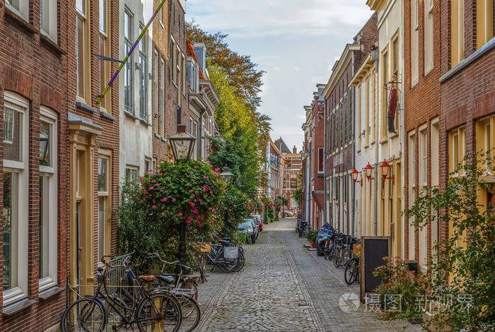 在莱顿,荷兰街
