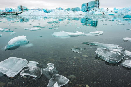 Jokulsarlon，glacer 泻湖，冰岛