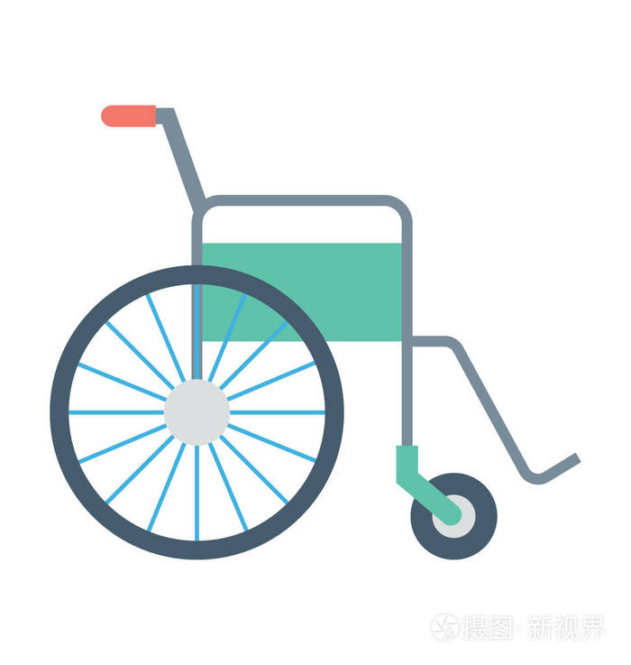 轮椅矢量图标