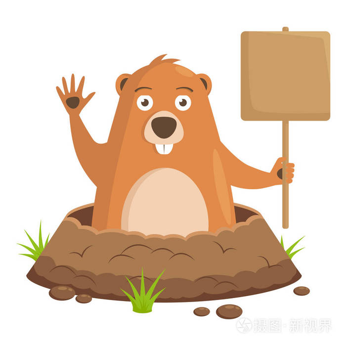 土拨鼠日,庆祝背景