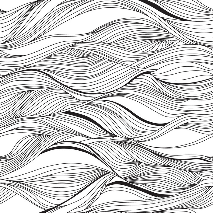 与抽象波浪模式