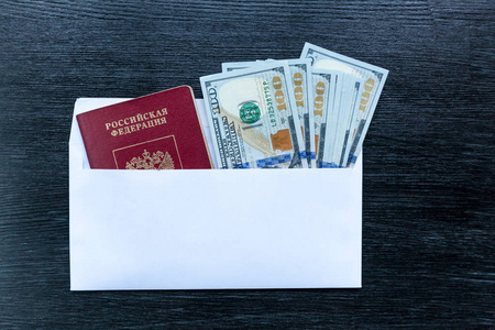 外国护照签证图片