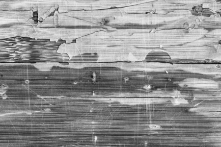老绝缘漆层压的木板漂白的灰色破解抓去皮的 Grunge 纹理