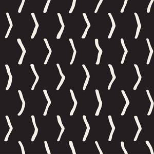 手牵引的式无缝模式。抽象的几何平铺背景在黑色和白色。向量的涂鸦线格