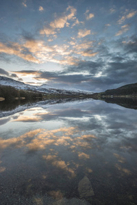 Llyn Cwellyn 冬季日出美景