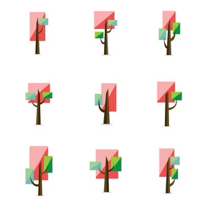 矢量艺术树风格的游戏图片