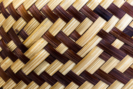 传统竹制编织图案