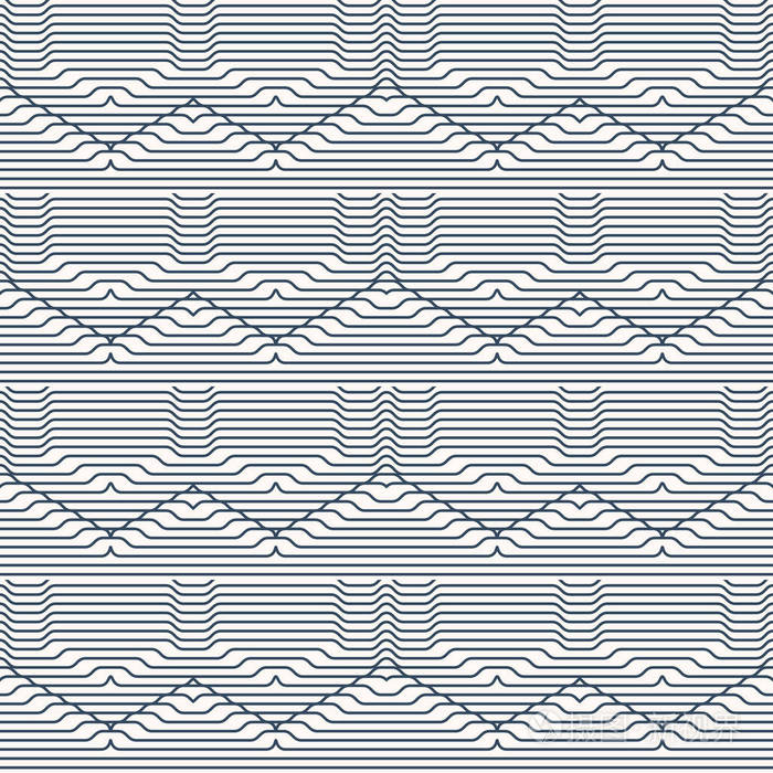 用细锯齿线几何装饰插画-正版商用图片0fkpa1-摄图新视界
