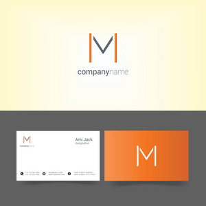 公司设计 logo 字母 M