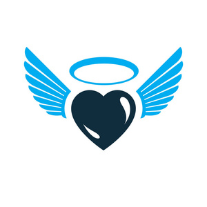 守护天使矢量抽象徽照片