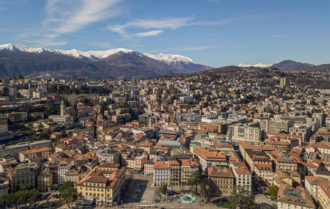 Lugano 鸟瞰图