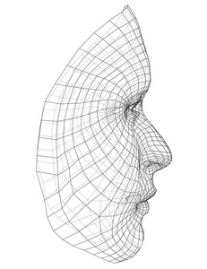 个性抽象人脸图片