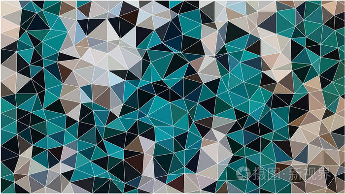 矢量色块图案多边形样式抽象背景插画-正版商用图片0fllpr-摄图新视界